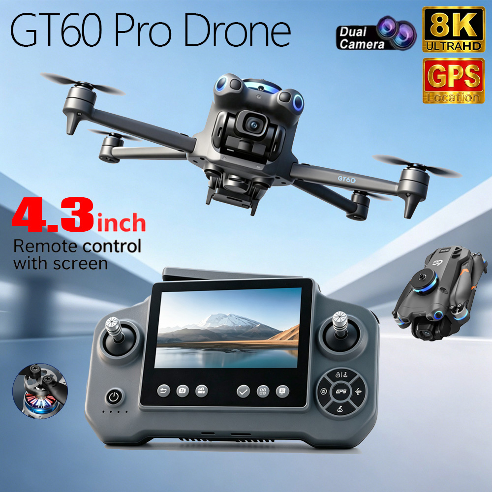 Jjrc Drone X12 - Drone GT60 Pro 4K/8K Professional 5G
