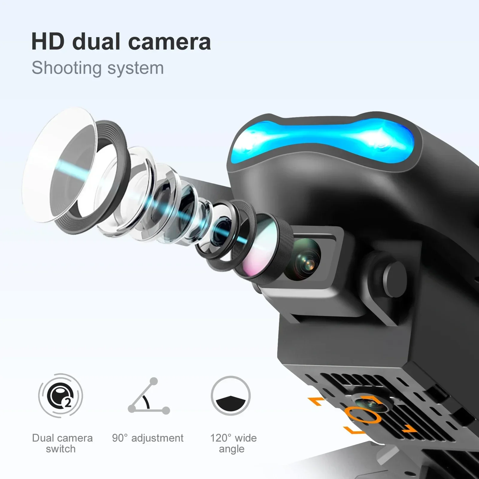 New E99 Pro HD 4K Drone Dual C - đánh giá và giá Drone Controller Screen