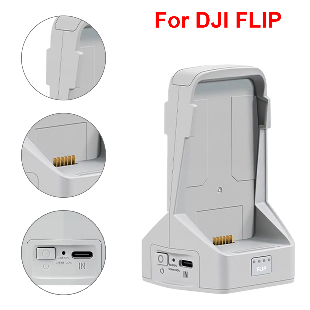 Battery Charger For DJI Flip T - đánh giá và giá Drone Battery Adapter