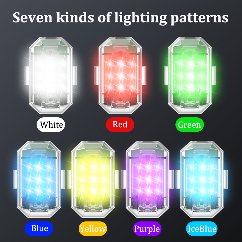 1/2/4 chiếc Đèn LED nháy không - đánh giá và giá Drone Strobe Light